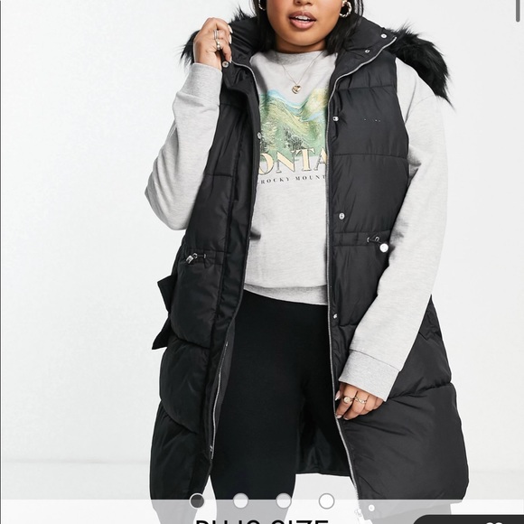 New Look x ASOS Long-Line Vest, NWT - Picture 2 of 8